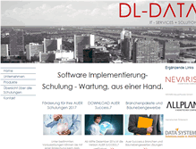 Tablet Screenshot of dl-data.co.at